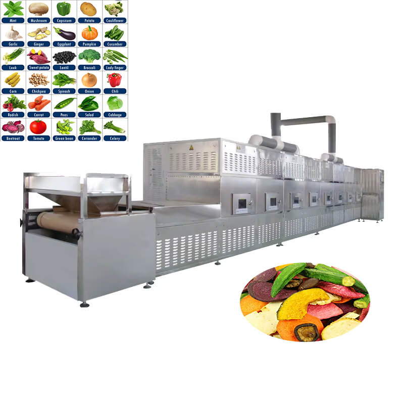 Vegetable microwave dryer
